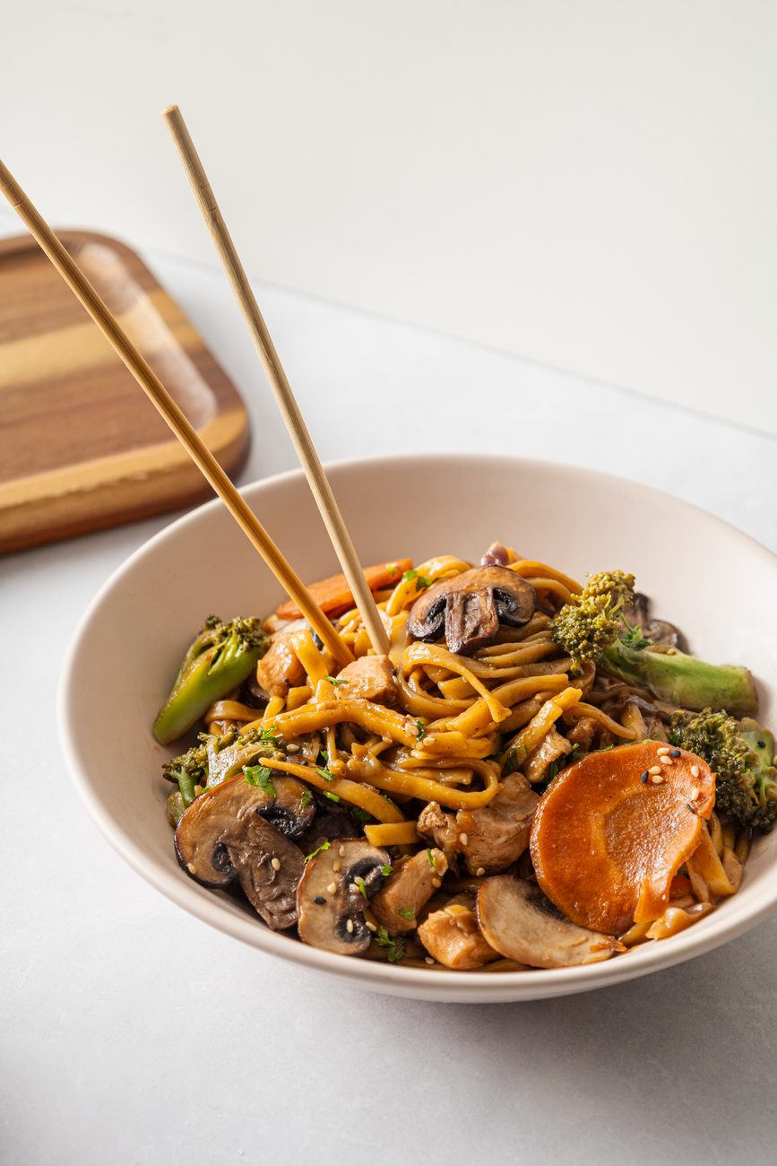 Mushroom and Broccoli Stir-Fry